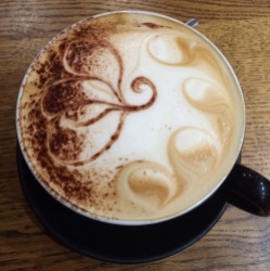 Coffee art in coffee one